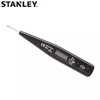 Электрическая отвертка Stanley двойного назначения с цифровым дисплеем, электрическая тестовая ручка, тестовая ручка, электрическая тестовая ручка с цифровым дисплеем, 12 В-250 В 66-137-23 По индивидуальному заказу