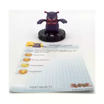 Электрическая ящерица № 009 (U), Yu-Gi-Oh HeroClix Series 2 - Singles