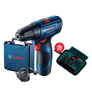 Дрель электрическая Bosch GSR120-Li + аккумулятор 3.0Ah, 20 наборов аксессуаров