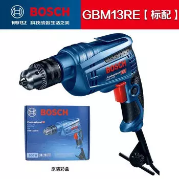 Электрическая ручная дрель Bosch с регулируемой скоростью вперед и назад, пистолетная дрель, электрическая отвертка промышленного класса