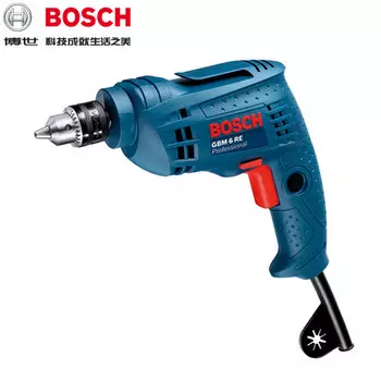 Электрическая ручная дрель промышленного класса Bosch, электроинструмент, пистолетная дрель, электрическая дрель высокой мощности, электрическая отвертка GBM 6 RE