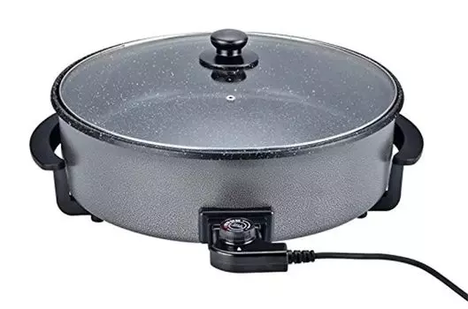 Электрическая сковорода, сковорода для пиццы, сковорода, сковорода для вечеринок, электрическая сковорода, диаметр 32 х высота 9 см Toker