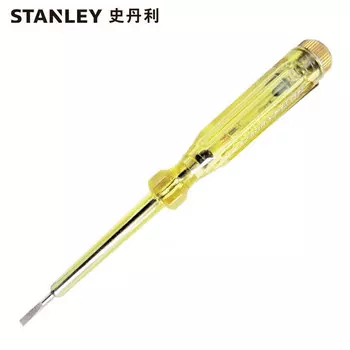 Электрическая тестовая ручка Stanley, электрическая тестовая отвертка 100-500 В/180 мм, электронная тестовая ручка для электрика, многофункциональная индукционная бытовая линия обнаружения линий 66-120-23