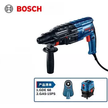Электрическая ударная дрель Bosch, промышленная, двух- или трехразового использования, GBH2-24DRE/RE, многофункциональная, мощная электрическая дрель для бетона грунта