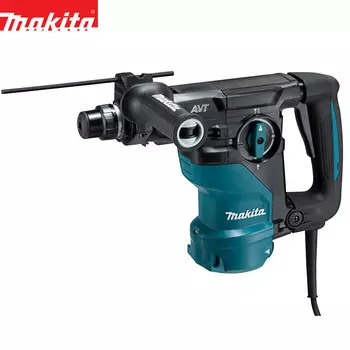 Электрическая ударная дрель Makita, электрическая кирка, трехразовая, промышленная ручная электрическая дрель по бетону, многофункциональная HR3011FCJ, комбинация, 3-разовая