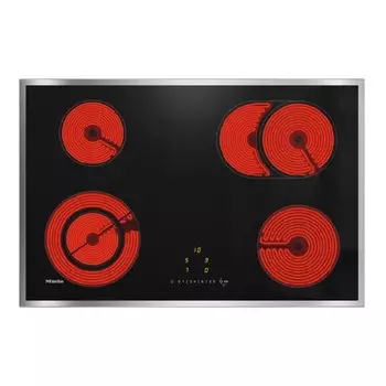Электрическая варочная поверхность Miele KM6522 FR, черный/серебристый