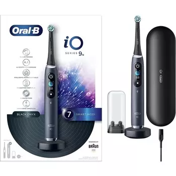 Электрическая зубная щетка Braun Oral-B Io 9 с магнитной технологией и 7 программами очистки — черный оникс, Oral B