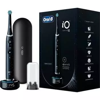 Электрическая зубная щетка Oral-B Io Series 10, черная, Oral B