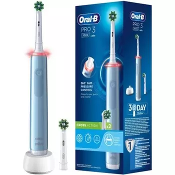 Электрическая зубная щетка Oral-B Pro 3 3000 Cross Action Blue Jas22, Oral B