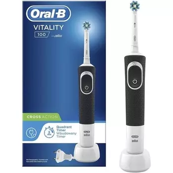 Электрическая зубная щетка Oral-B Vitality 100 Cross Action Black Oral B