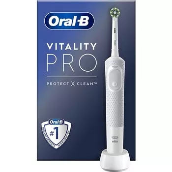 Электрическая зубная щетка Oral-B Vitality Pro, белая, Oral B