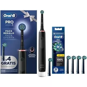 Электрическая зубная щетка PRO3, черная Oral-B