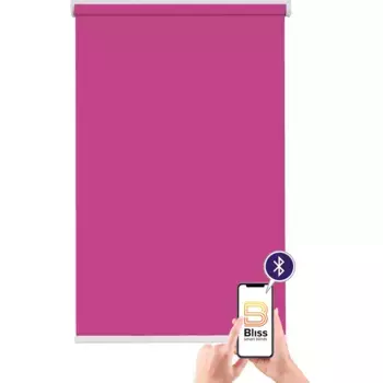 Электрические рулонные шторы Sunlines «San Francisco», затемнение, затемнение, с отверстием, свободно висящие, с управлением через приложение через Bluetooth, с мотором и аккумулятором, белый стержень