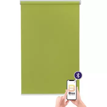 Электрические рулонные шторы Sunlines «San Francisco», затемнение, затемнение, с отверстием, свободно висящие, с управлением через приложение через Bluetooth, с мотором и аккумулятором, белый стержень