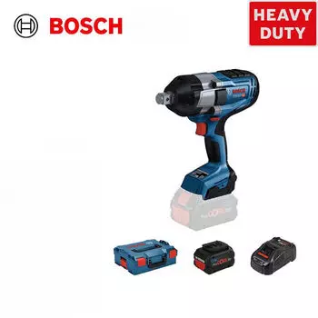 Шуруповерт Bosch GDS 18V-1050H + аккумулятор, зарядное устройство, ящик для инструментов