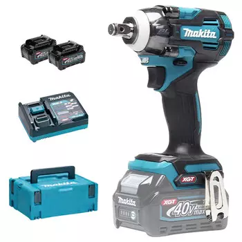 Шуруповерт Makita TW004GD201 + два аккумулятора 40V/2.0Ah, зарядное устройство