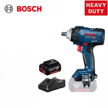 Электрический гайковерт Bosch GDS18V-400, литиевый ударный гайковерт, электрический пневматический пистолет, бесщеточный электроинструмент