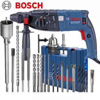 Электрический молоток Bosch, электрический кирка, двуручная электрическая дрель, ударная дрель, легкий электрический молоток промышленного класса, трехразовый