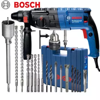 Электрический молоток Bosch, электрический кирка, двуручная электрическая дрель, ударная дрель, легкий электрический молоток промышленного класса, трехразовый