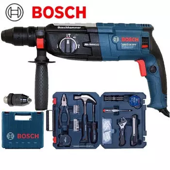 Электрический перфоратор Bosch трехфункциональный GBH2-28, ударная дрель, электрическая дрель, многофункциональный электроинструмент
