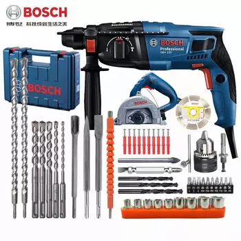 Перфоратор электрический Bosch GBH 220 + комплект для резки мрамора