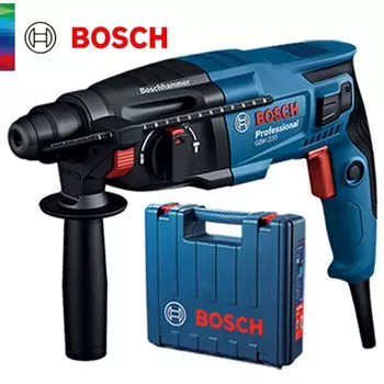 Электрический перфоратор Bosch, ударная дрель, трехцелевой электроинструмент мощностью 720 Вт GBH220