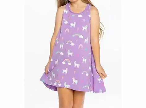 Электрическое платье-майка для отдыха Girls Unicorns Off Duty Chaser