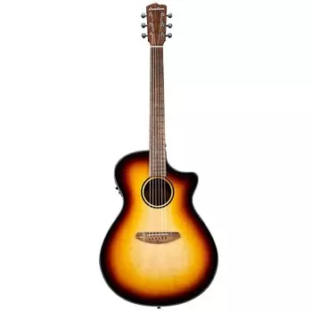 Электроакустическая гитара Breedlove ECO Discovery S Concerto CE - Edgeburst CE Ситка-Африканское красное дерево DSCO44CESSAM