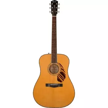 Электроакустическая гитара Fender Paramount PD-220E Dreadnought (с футляром), натуральный Fender Paramount PD-220E Dreadnought Acoustic-Electric Guitar (with Case)