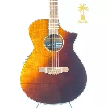 Электроакустическая гитара Ibanez AEWC32FM - Amber Sunset Fade AEWC32FM Acoustic-Electric Guitar - Amber Sunset Fade