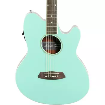 Электроакустическая гитара Ibanez TCY10E Talman Cutaway, цвет морской волны зеленый TCY10ESFH