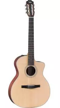Электроакустическая гитара Taylor 214CE-N с нейлоновыми струнами Grand Auditorium