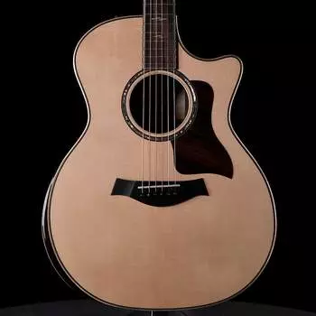 Электроакустическая гитара Taylor 814ce - Natural с распорками V-класса и закругленным подлокотником