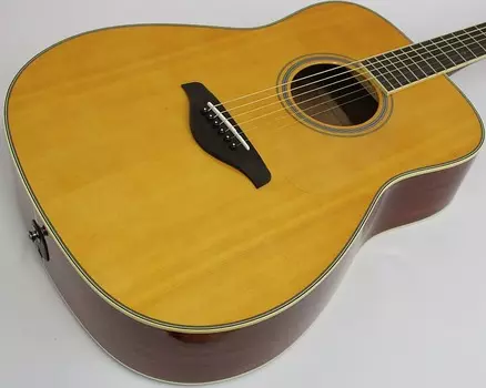 Электроакустическая гитара Yamaha FG-TA TransAcoustic Dreadnought, винтажный оттенок