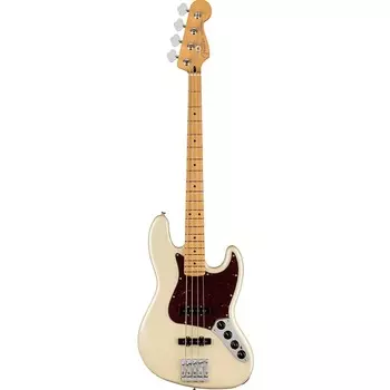 Электробас-гитара Fender Player Plus Jazz Bass Olympic Pearl Maple Fingerboard 0147372323
