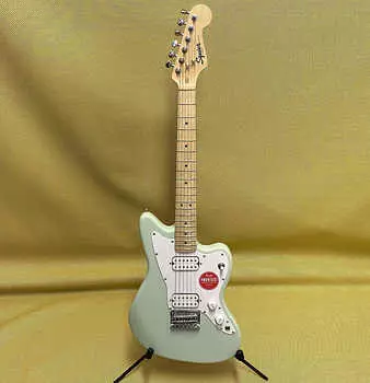 Электрогитара 037-0125-557 Squier by Fender Mini Jazzmaster HH Electric Guitar Maple Neck Surf Green