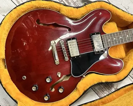 Электрогитара 1961 Gibson ES-335 Reissue VOS Custom Shop 60s Cherry New Unplayed Auth Dlr 7lbs 10oz #693