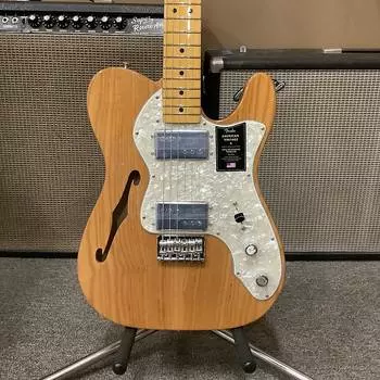 Электрогитара 2023 Fender American Vintage II 1972 Telecaster Thinline Aged Natural