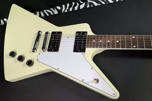 Электрогитара 2023 Gibson '70s Explorer Classic White 7.4lbs- Authorized Dealer- In Stock Ready to Ship! Warranty! G01580