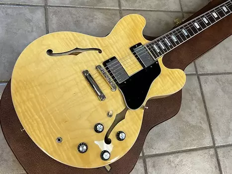 Электрогитара 2023 Gibson ES-335 Figured Electric Guitar Antique Natural