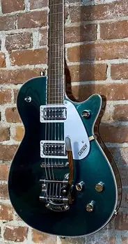 Электрогитара 2023 Gretsch G5230T Electromatic Jet FT Bigsby , Cadillac Green In Stock & Ready to Rock !