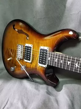 Электрогитара 2023 Paul Reed Smith PRS CE24 Semi Hollow Black Amber