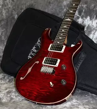 Электрогитара 2023 PRS - CE 24 Semi-Hollow - Fire Red Burst