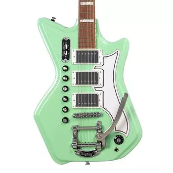 Электрогитара Airline Guitars '59 3P DLX - Seafoam Green - Vintage Reissue Offset Electric - NEW!