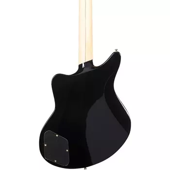 Электрогитара Bedford D'Angelico Deluxe Series со стопбаром, черная насадка