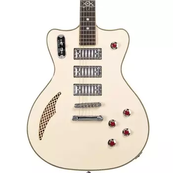 Электрогитара Bill Nelson Astroluxe Cadet - Vintage Cream and Fiesta Red