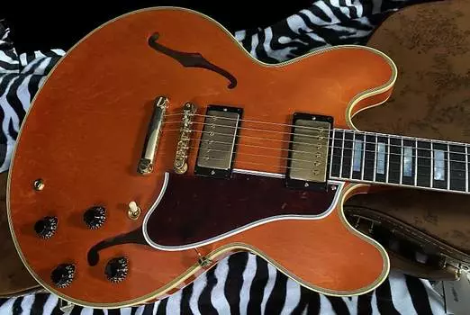 Электрогитара BRAND NEW! 2023 Gibson Custom Shop '59 ES-355 Reissue Light Aged Murphy Lab - Watermelon Red - Authorized Dealer - 8.1 lbs - G01824