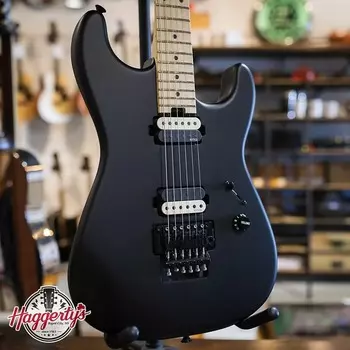 Электрогитара Charvel Jim Root Signature Pro-Mod San Dimas - Style 1 HH FR M Electric Guitar, Maple Fingerboard - Satin Black with Hardshell Gig Bag