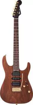 Электрогитара Charvel MJ DK24 HSH 2PT E Mahogany with Figured Walnut Natural Made In Japan