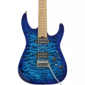 Электрогитара Charvel Pro-Mod DK24 HH 2PT CM Electric Guitar, with Maple Fingerboard, Quilt Chlorine Burst